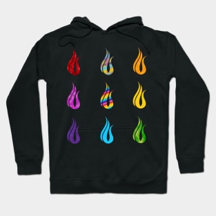 Eating Disorder Recovery Rainbow Variety Sticker Pack Hoodie